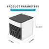 Air Cooler Fan, Portable Misting Cooler Fan, Personal Space Evaporative Cooler, Humidifier, Mini USB Cooling Desktop Fan with 4 Wind Speeds for Bedroom, Travel, Office