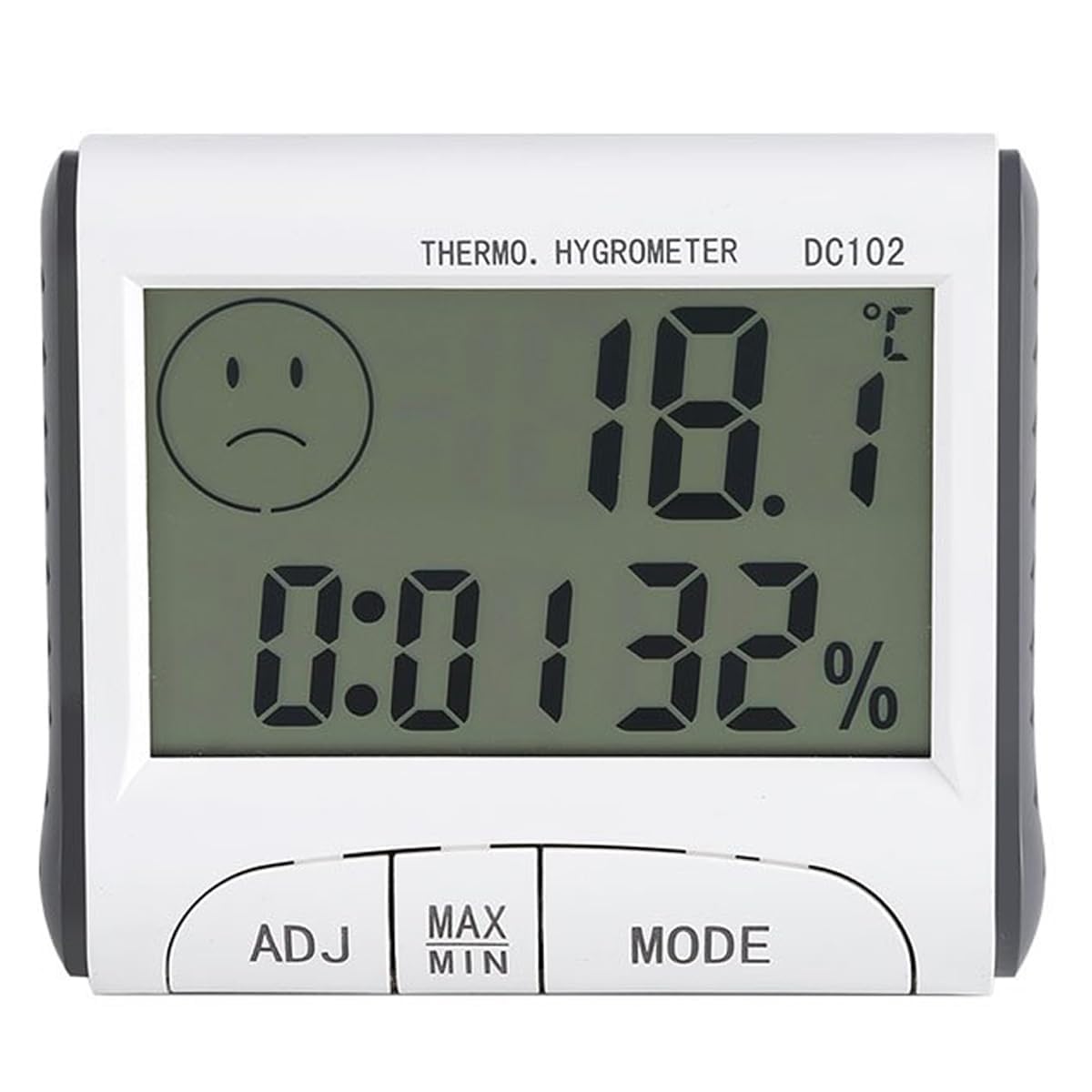 Digital Thermometer Room, Indoor Room Temperature Monitor with Air Humidity Sensor, Accurate LCD Display for Home, Office, Bedroom, Baby Room, Humidity Monitor