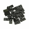 28Pc Traditional Dominoes Set Wooden Box Toy Classic Game Kids Black White Dots