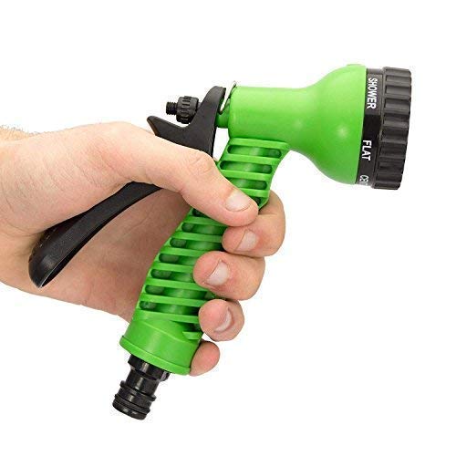 Expandable Magic Hose with Spray Gun - 50FT Flexibility & Stretchability - Perfect for Growing Gardens Includes Spray Gun