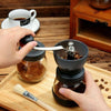 Manual Coffee Bean Grinder Hand Mill Adjustable Coarseness Ceramic Burr Spice