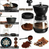 Manual Coffee Bean Grinder Hand Mill Adjustable Coarseness Ceramic Burr Spice