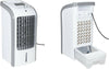 White Portable Air Cooler Unit System with 3 Power Settings, Remote Control & Wheels - Fan, Air Cooler & Humidifier in One - Stay Cool and Comfortable All Summer Long