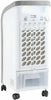 White Portable Air Cooler Unit System with 3 Power Settings, Remote Control & Wheels - Fan, Air Cooler & Humidifier in One - Stay Cool and Comfortable All Summer Long
