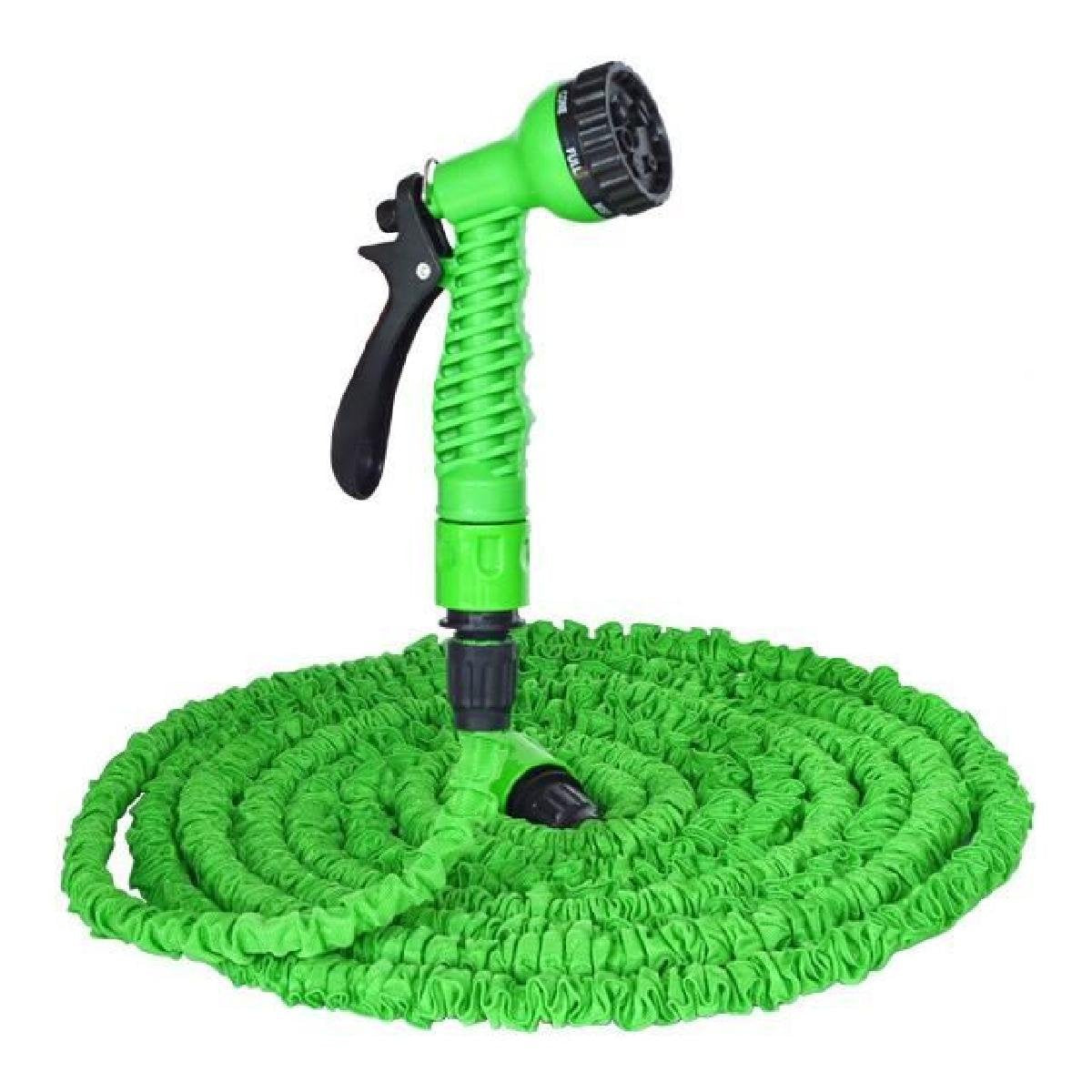 Expandable Magic Hose with Spray Gun - 50FT Flexibility & Stretchability - Perfect for Growing Gardens Includes Spray Gun