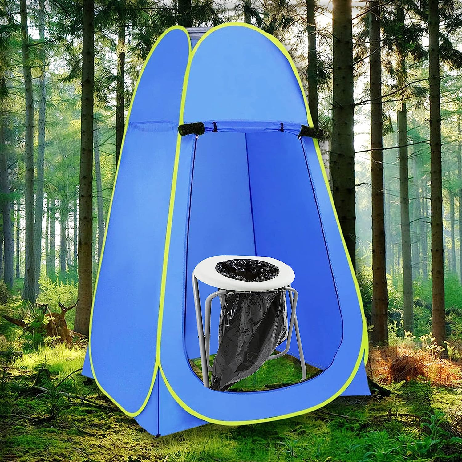 Portable Pop Up Instant Tent - Outdoor Privacy Changing Room for Camping, Shower, and Toilet - Ideal for Camping, Caravan, Picnic, Fishing, Beach - Easy Setup and Convenient Portable Design