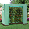 Premium Walk-in Outdoor Greenhouse - Spacious and Sturdy Greenhouse for Seedling, Flowers, and Plant Growing with Roll Up Door - Ideal Greenhouse for Garden Enthusiasts