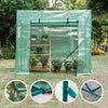 Premium Walk-in Outdoor Greenhouse - Spacious and Sturdy Greenhouse for Seedling, Flowers, and Plant Growing with Roll Up Door - Ideal Greenhouse for Garden Enthusiasts