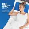 2-Pack Cooling Gel Pillow -, Multipurpose Folding Design, Relief for Sleep, Fevers, Migraines, Hot Flashes, Stress - Absorbs Heat, Enhances Sleep Quality