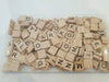 200 Wooden Scrabble Tiles, Wooden Black Letters Boards Crafts Numbers for Board Games, Crafts, ART, DIY Projects, Wall Decore Ideal for Kids Adults Creating Crafts