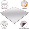 Silver BBQ Fire Pit Mat Fireproof Heat Resistant Mat Deck Patio Outdoor Floor Protector