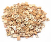 200 Wooden Scrabble Tiles, Wooden Black Letters Boards Crafts Numbers for Board Games, Crafts, ART, DIY Projects, Wall Decore Ideal for Kids Adults Creating Crafts